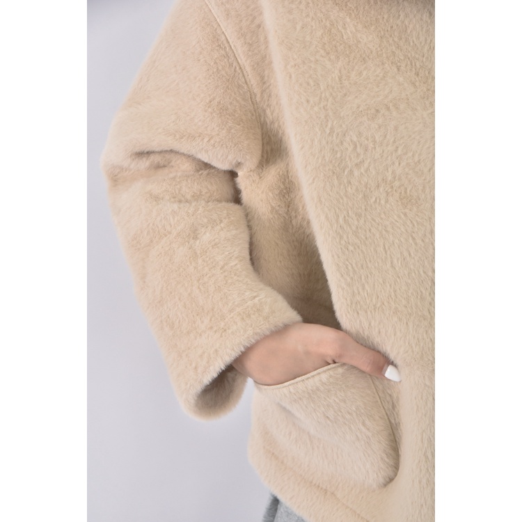 (XL) muura排扣棕色外套二手衣, , large