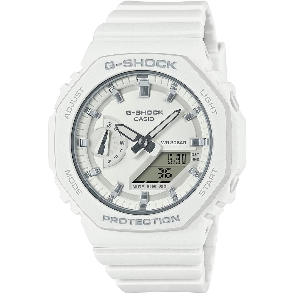 CASIO 卡西歐 G-SHOCK 八角 雙顯手錶 女錶 GMA-S2100-7A, , large