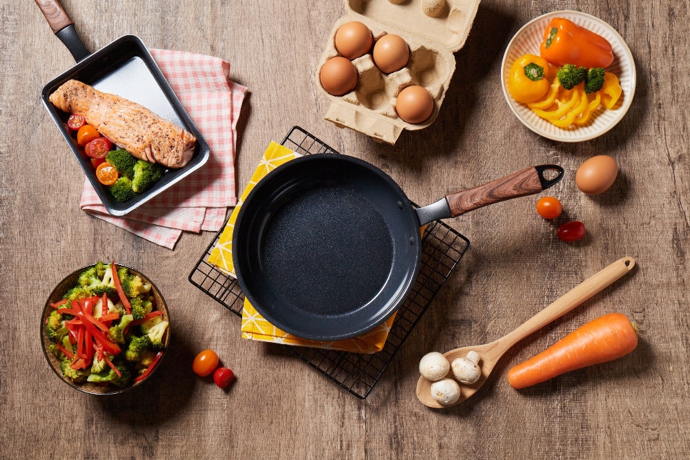 【hokua】Mecera Zero Ceramic IH Non-stick egg pan 13x18cm, , large