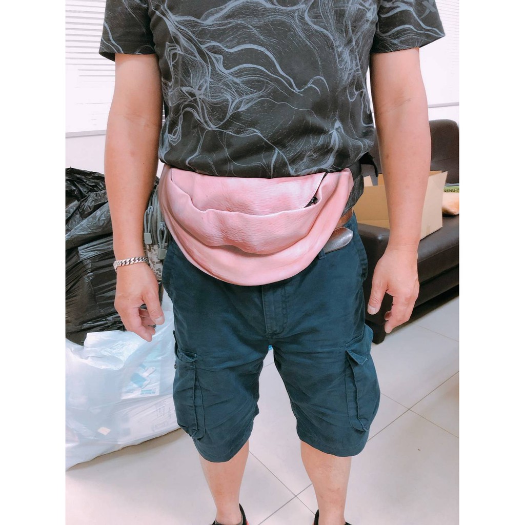 金德恩 GS MALL 造型防盜腰包 造型包 防盜包 腰包 包包 胸包, , large