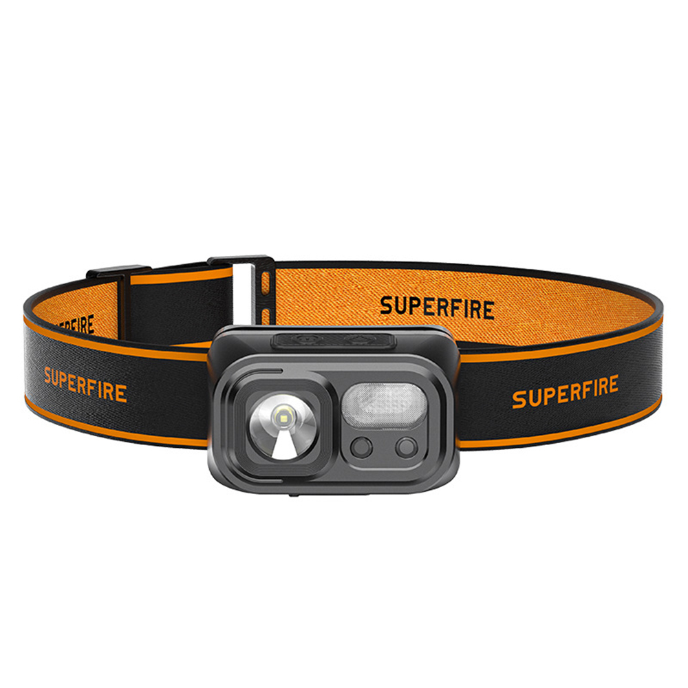 5W Dual-Light Sensor Headlamp / Black / Rechargeable, , large