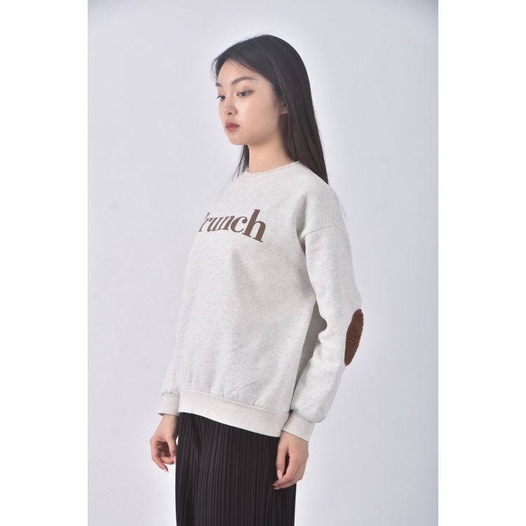(XL) by pink韓牌字母灰色長袖上衣二手衣, , large