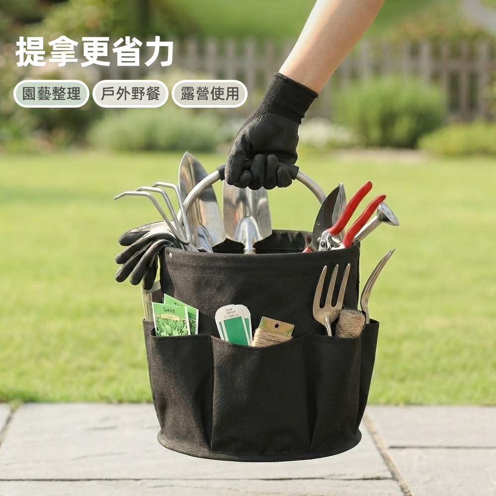 【上手家居】戶外水桶工具袋(水電工具桶/圓筒工具袋/工具桶), , large