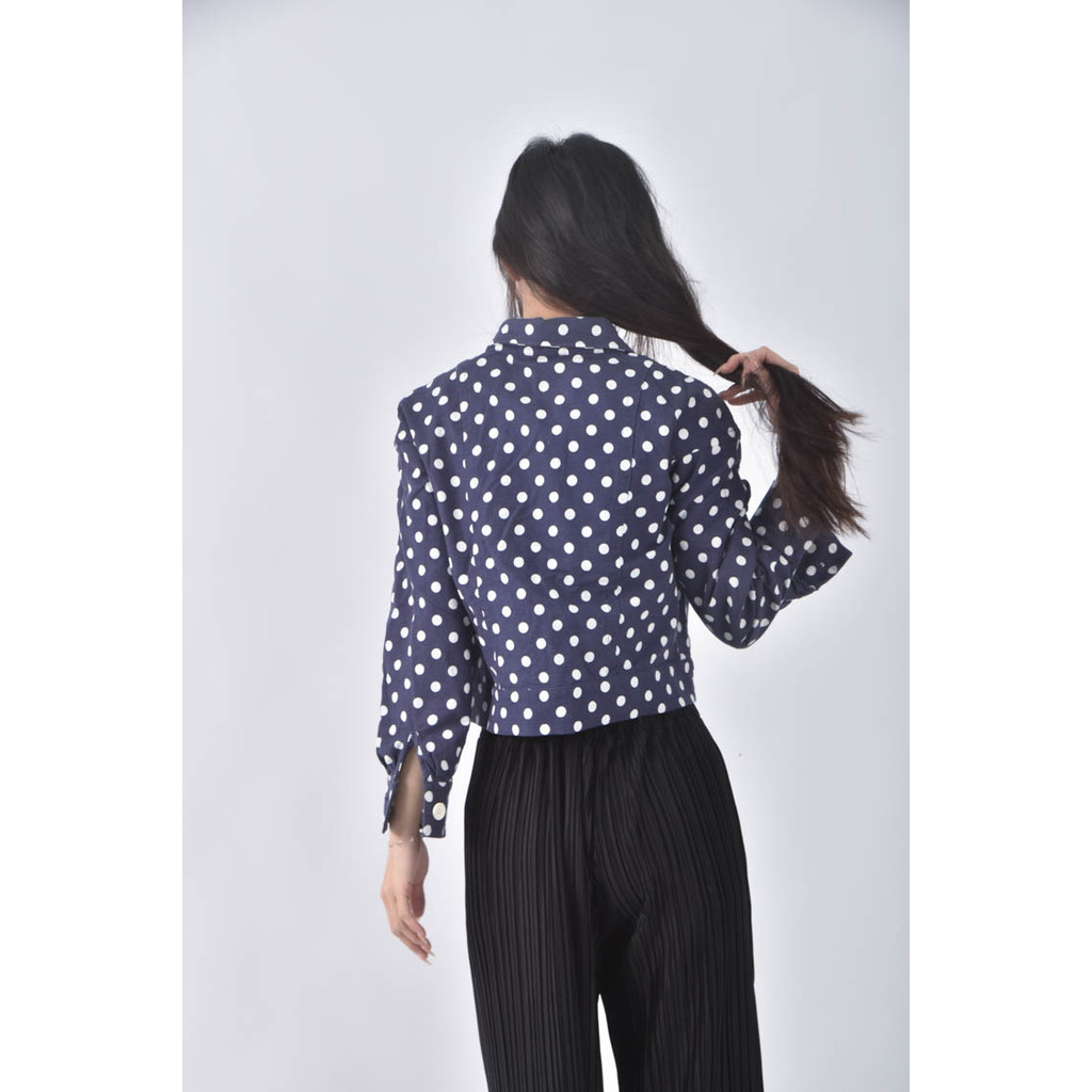 (S) see by chloe圓點藍色外套二手衣, , large