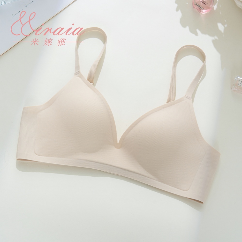 [Miraia米婡雅]涼感萊卡無痕內衣(舒適內衣、無鋼圈內衣、冰絲涼感), , large