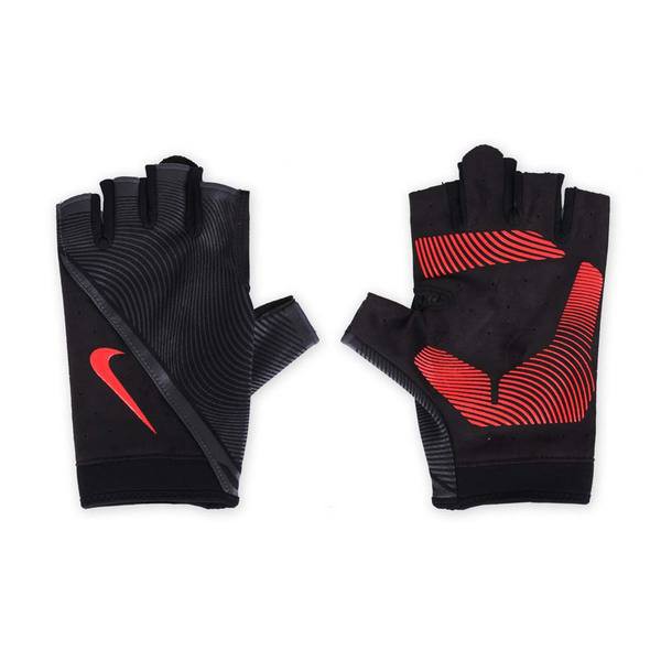 Nike Havoc Training Gloves 男 訓練 手套 自行車 透氣 貼合 黑紅 [NLGB6053MD], , large