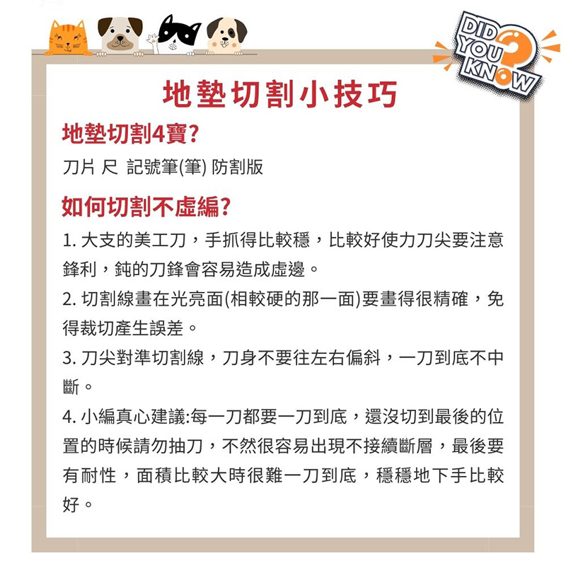 【精鼎智能】EZ-CARE Pet｜寵物止滑地墊 攜帶款M號, , large