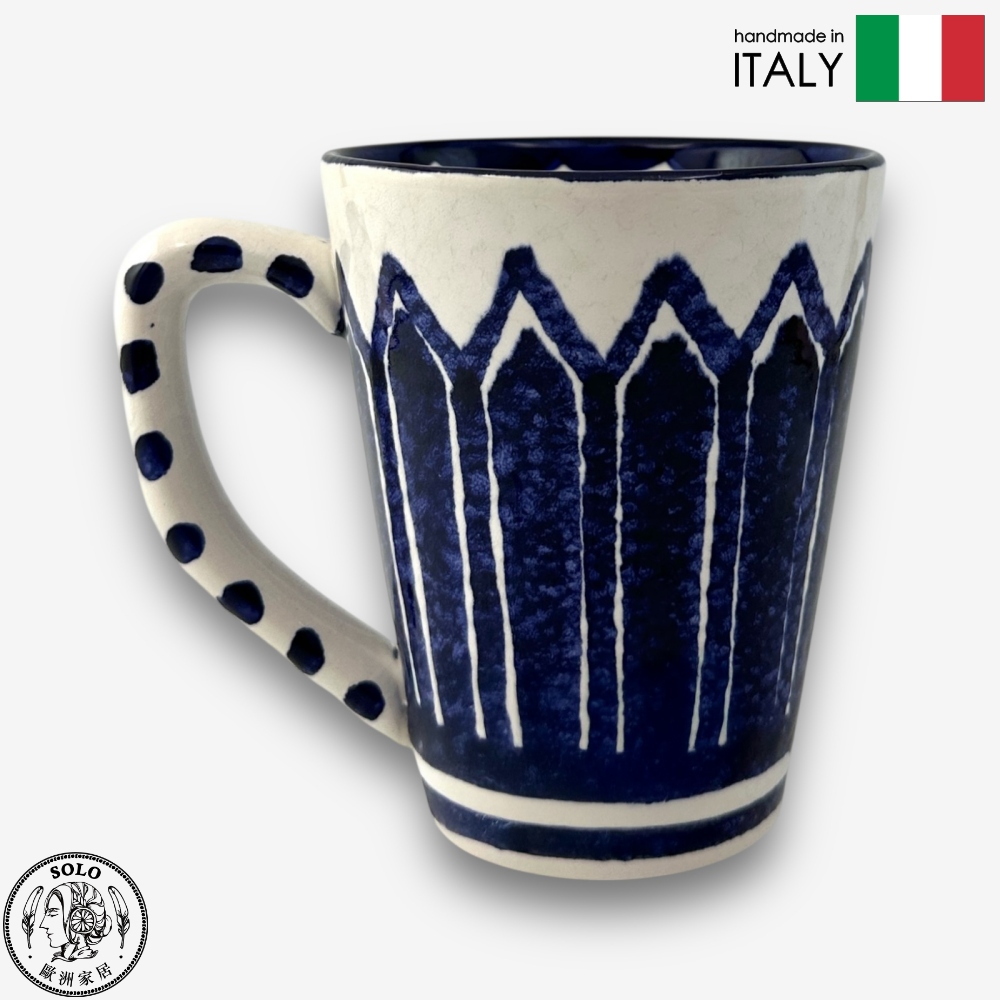 【SOLO Vintage】Modigliani Italian Pottery 380ml Mug Cup Coffee Mug Wine Cup PTB Ancient City Totem Series, , large