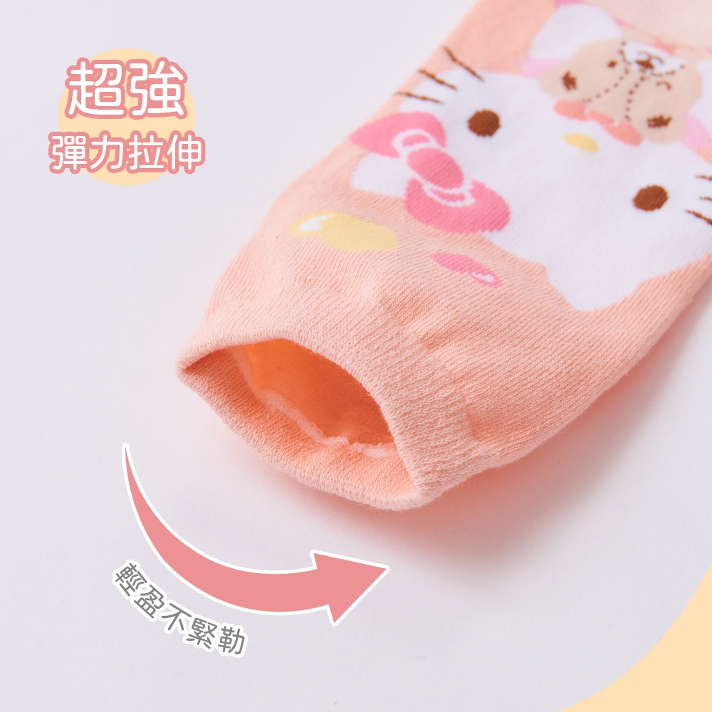 Sanrio 三麗鷗 KITTY 雙子星 美樂蒂直版襪 兒童短襪 台灣製童襪 KT-A654 TS-A515【旺達棉品】, , large