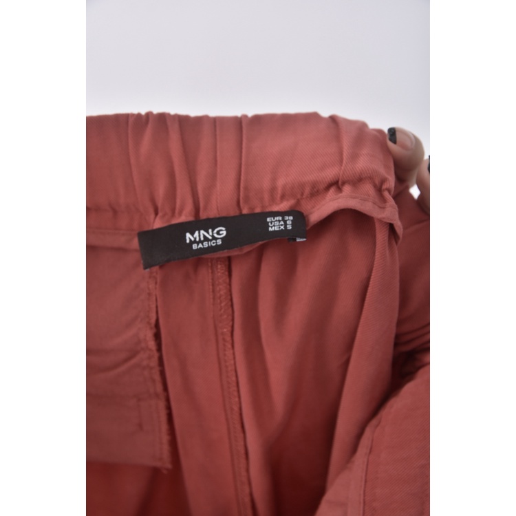(XL) mango高腰寬鬆紅色長褲二手衣, , large