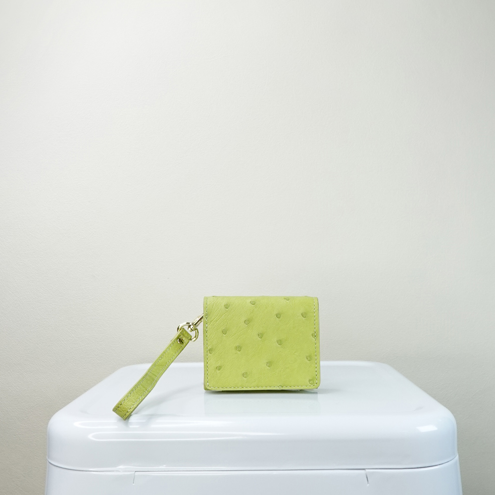 【M2nd】Ostrich Tri-fold Wallet, , large