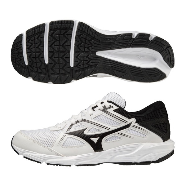 Mizuno Maximizer 男女 慢跑鞋 寬楦 運動 休閒 輕量 緩震 耐磨 止滑 白黑 [K1GA230002], , large