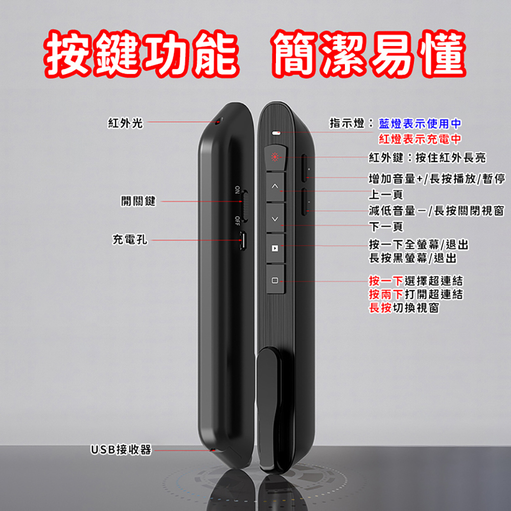 Multifunction Red Laser Pointer / TK701 Model / Red Beam / Rechargeable, , large