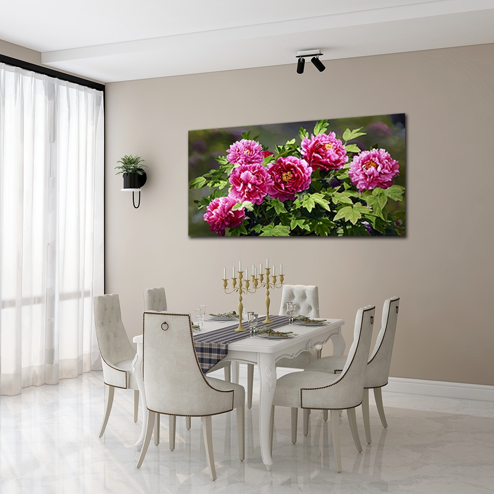 【御畫房】花開富貴 國家一級畫師手繪油畫60×120cm(VF-61), , large