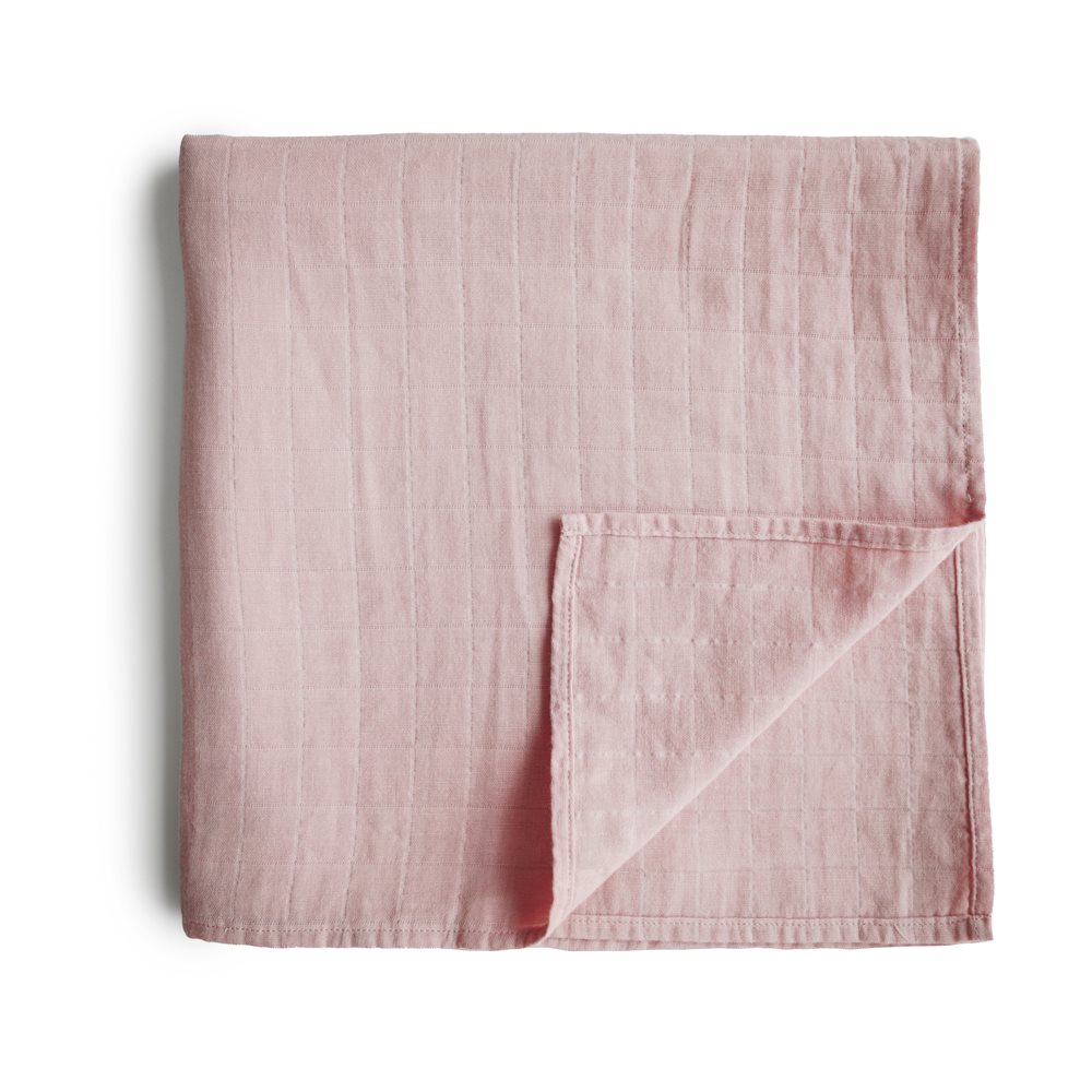 Mushie Swaddle - Rose Vanilla