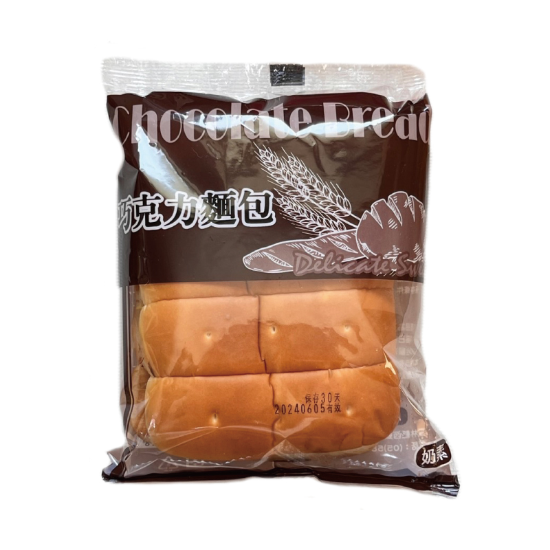 【Liu Ba】Sandwich Bread - (Chocolate + Milk) Flavor, , large
