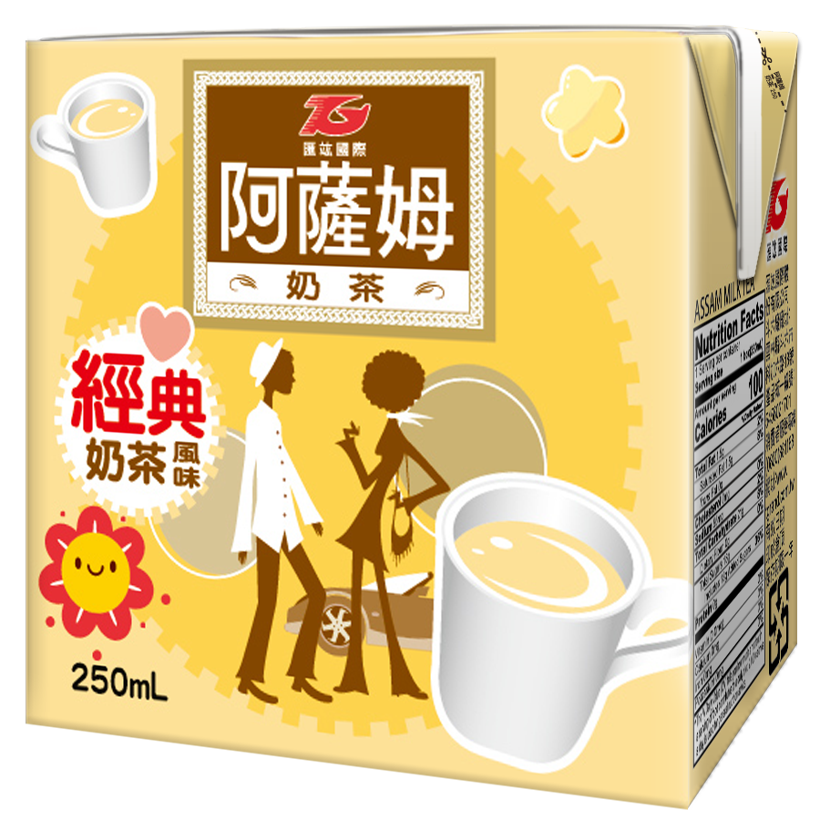 阿薩姆原味奶茶TP250ml, , large