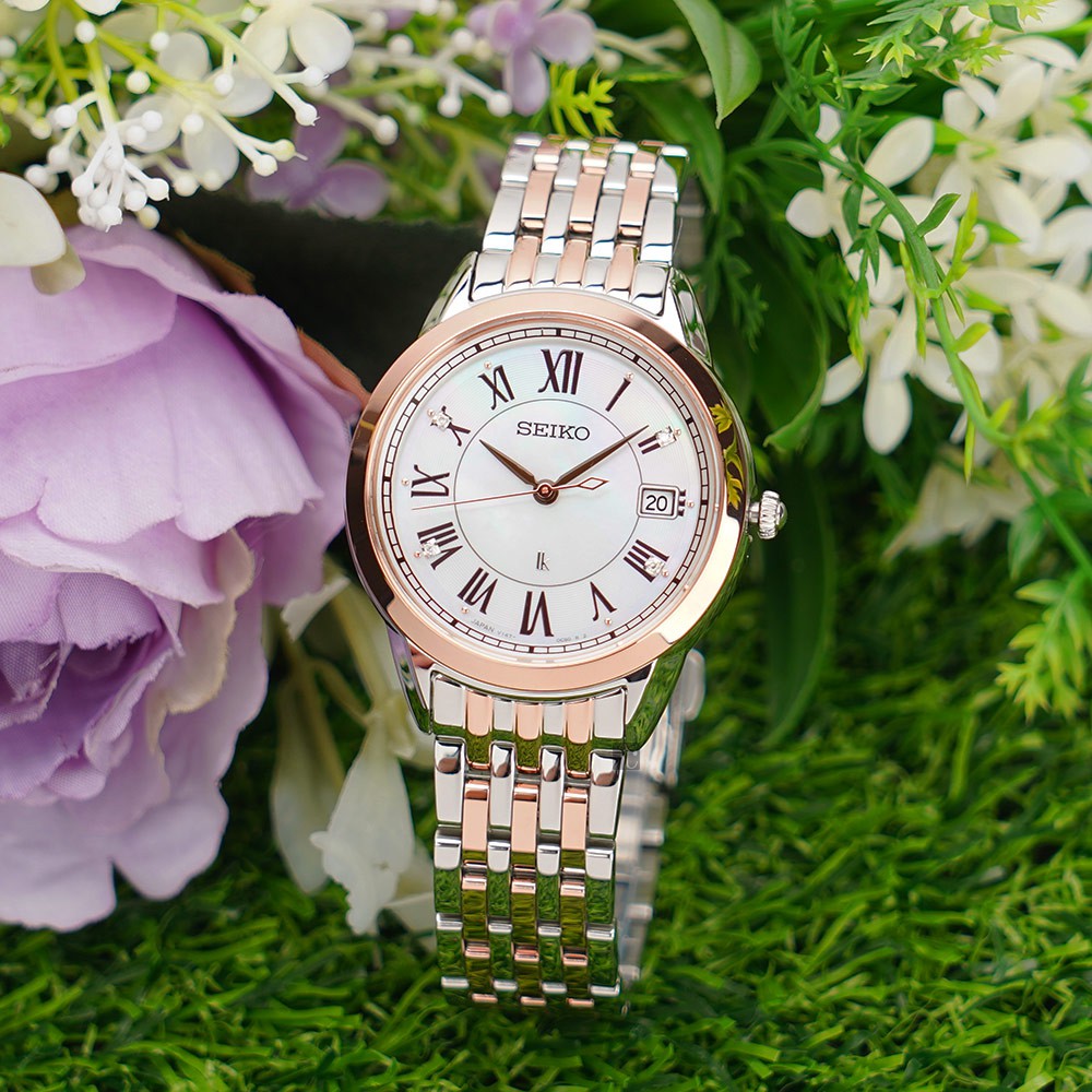 SEIKO 精工 LUKIA 太陽能真鑽女錶-33mm V147-0CR0K(SUT394J1), , large