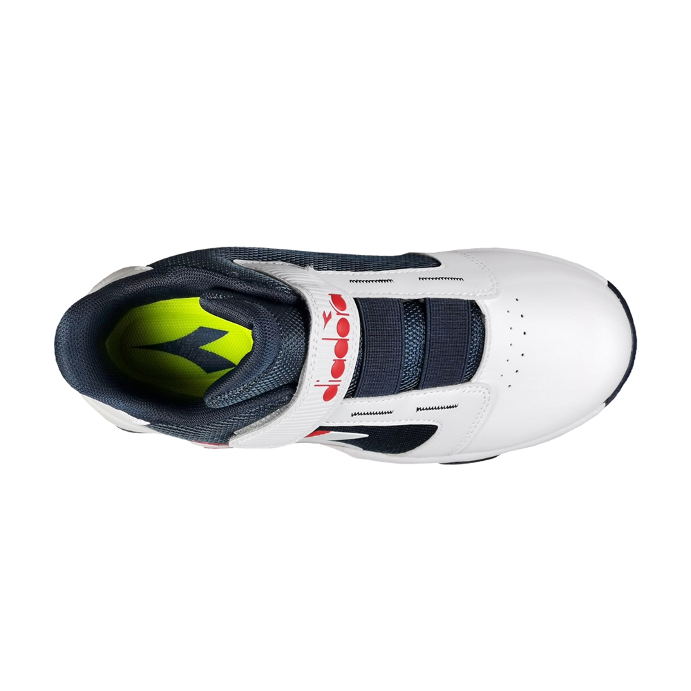 DIADORA迪亞多那 大童籃球運動鞋 童運動鞋 籃球鞋 童鞋 魔鬼氈 保護後跟 吸震 減壓 健康鞋墊 止滑 白藍 黑紅, , large