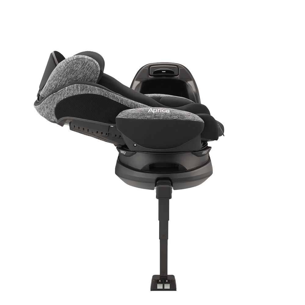 【Aprica】Deaturn ISOFIX 0-4歲 360度旋轉 平躺汽座(尊爵黑), , large