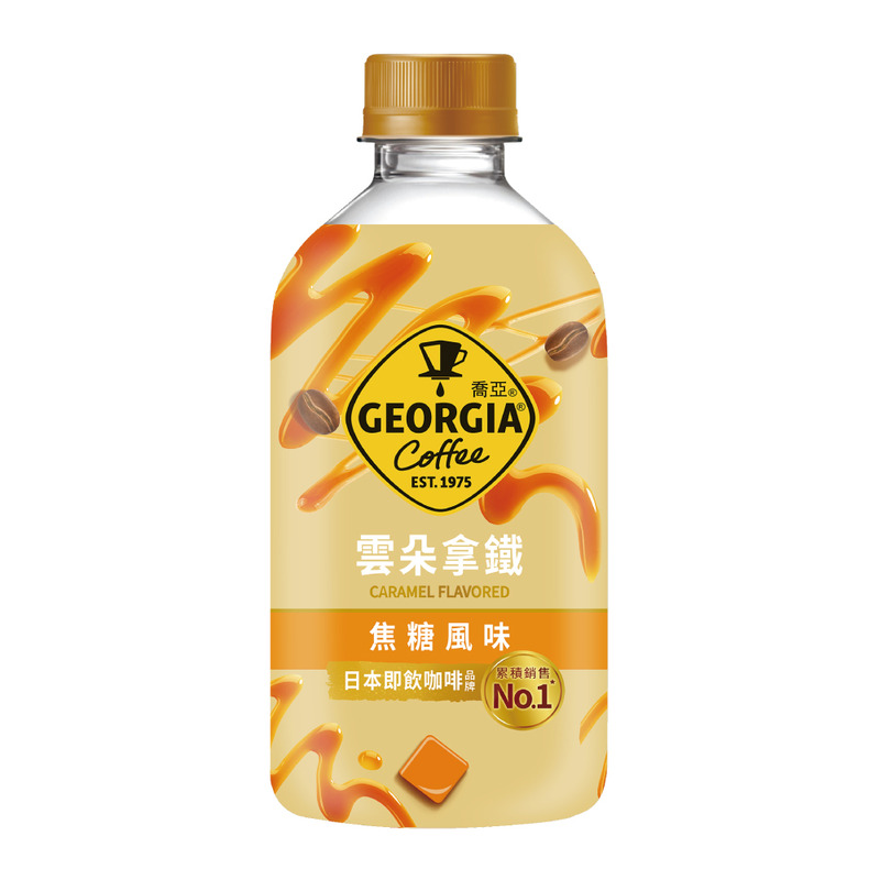 Georgia Caramel Latte 350ml PET , , large