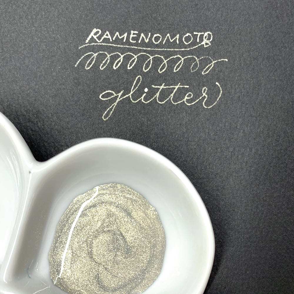 *需預訂【Kuretake 日本吳竹】ink-café 閃光素 20M 亮片色(ECF160-525)銀色, , large