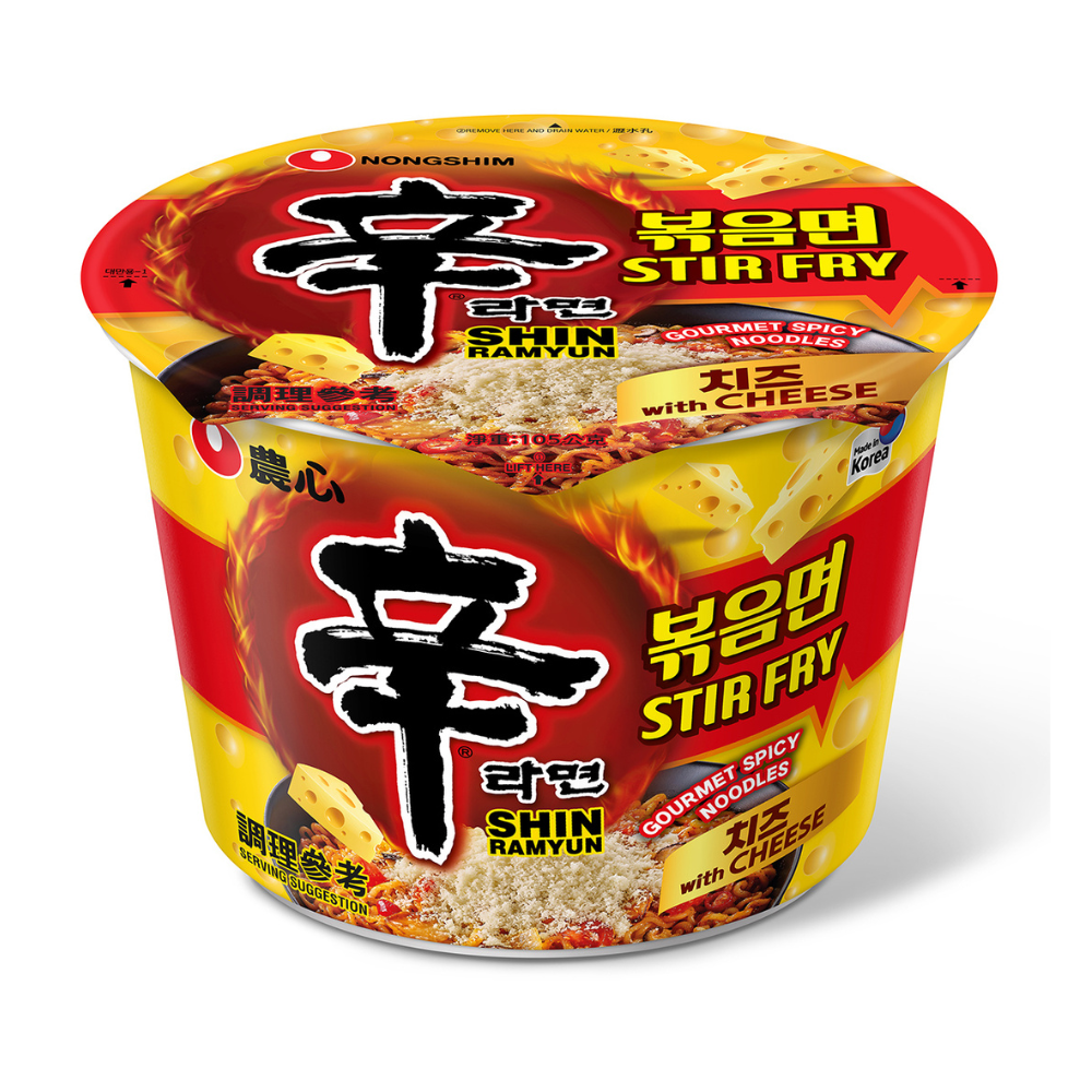 BIG BOWL SHIN STIR FRY CHEESE, , large