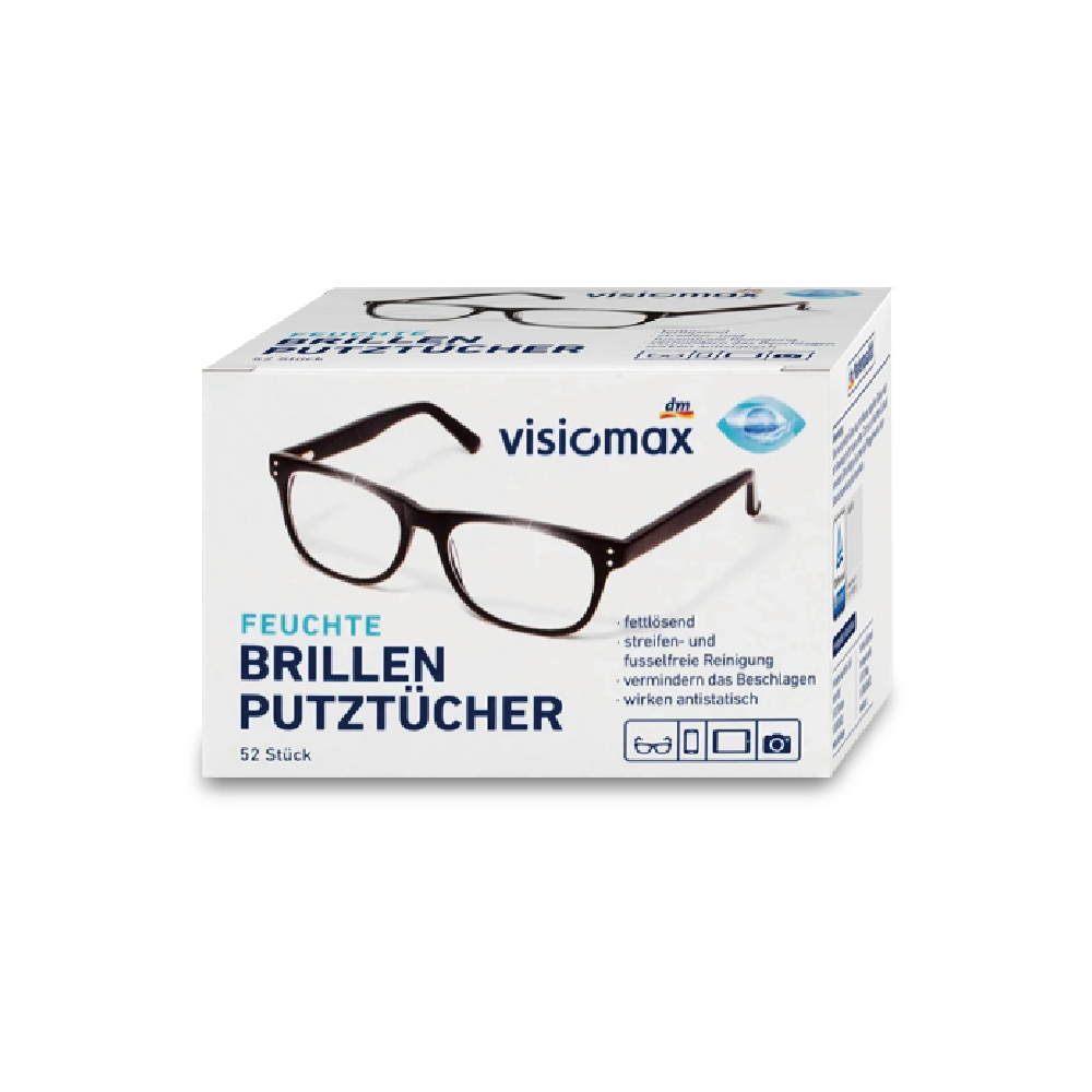 VISIOMAX Glasses cleaning cloths 52pcs, , large