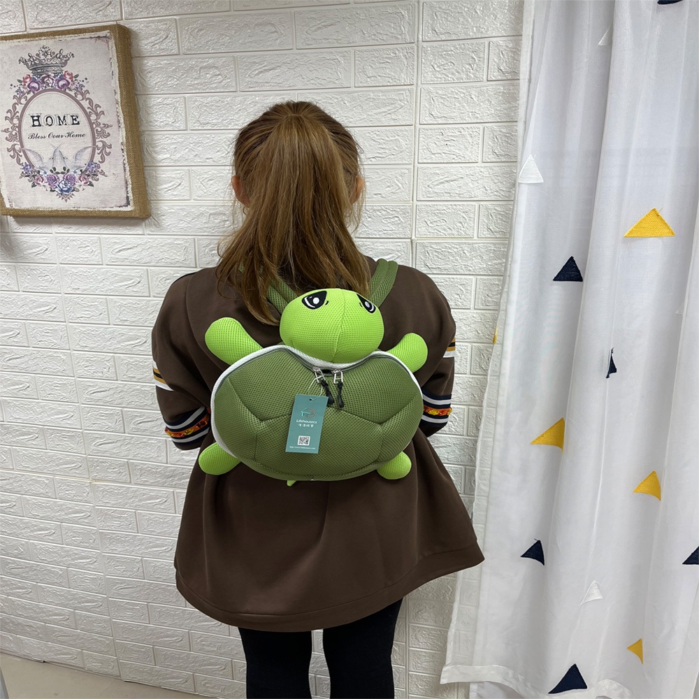 【生活好室】抗菌造型背包 烏龜 烏龜背包 後背包 造型背包 背包後 書包 女背包 背包 可愛背包 透氣背包 女生背包, , large