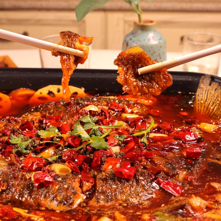 Qiaotou Wanzhou Grilled Fish Seasoning, , large