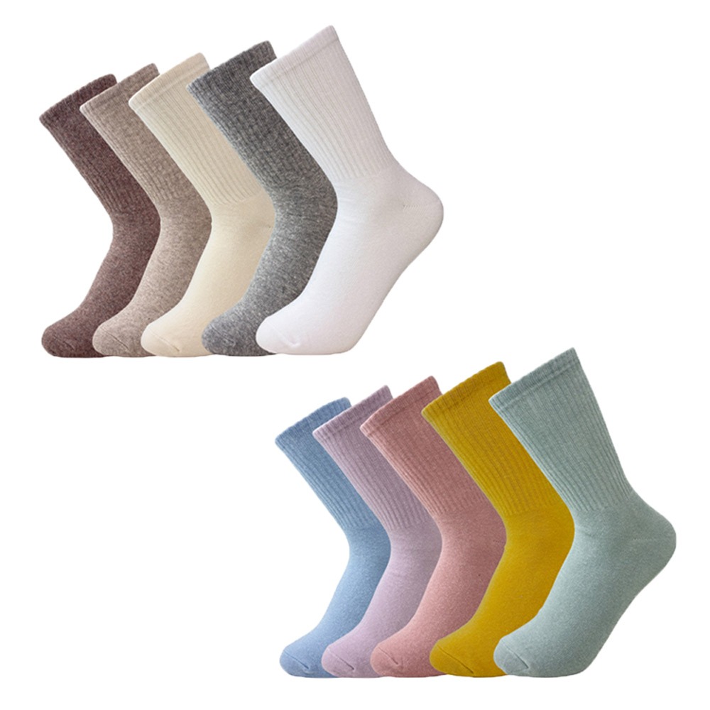 【D&G】女運動長襪<深灰>D595 抑菌消臭 中筒襪 穿搭襪, , large