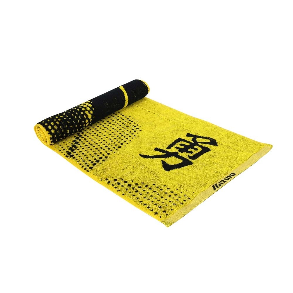 [秉宸] MIZUNO 提花運動毛巾 黃 32TYB51694, , large