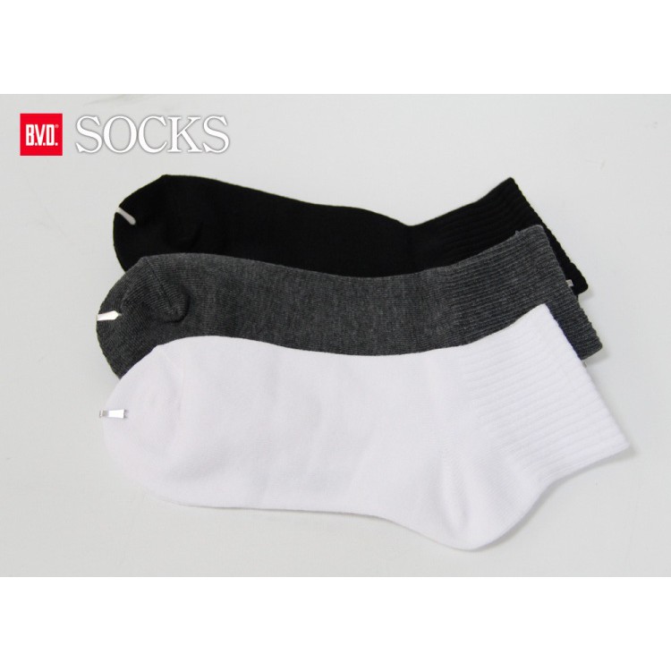 【BVD】1/2中性休閒襪<漂白>B221 短襪 女襪, 漂白,22-25CM, large