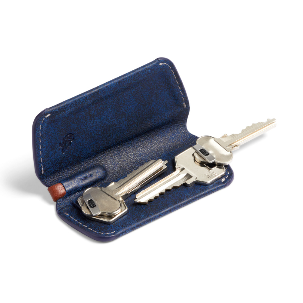 |快速出貨|Bellroy 鑰匙包 鑰匙圈 優質皮革材質-深海藍, , large