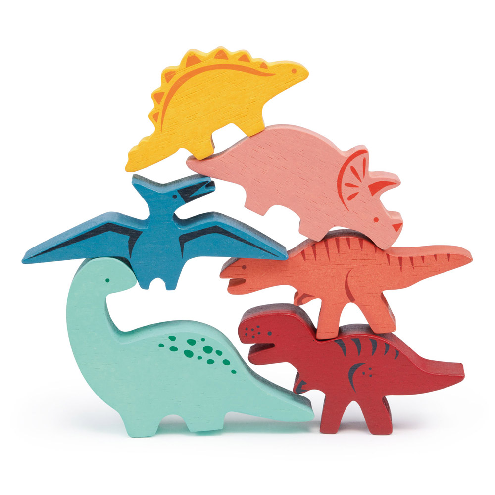 【Mentari】Happy Stacking Dinosaurs, , large