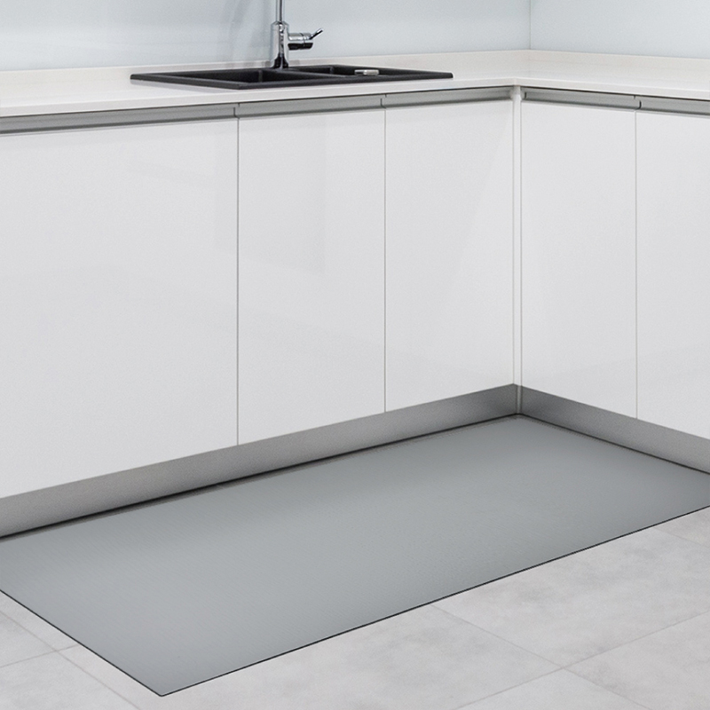 【Monster】 Kitchen Anti-Stain Non-Slip Mat &ndash; Natural Essence Series (120x50cm) &ndash; Morandi Gray, , large