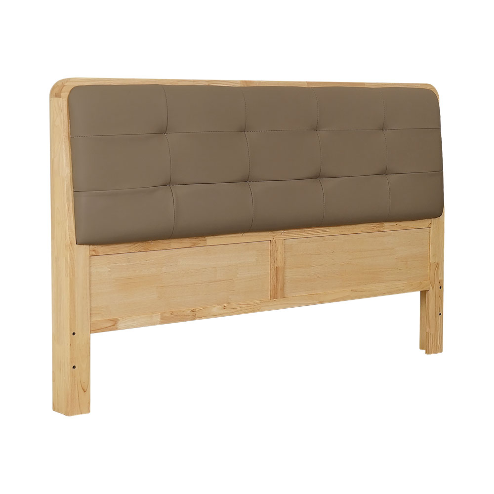 【Homelike】喜家居雙人5尺貓抓皮床頭片-原木色(2531), , large