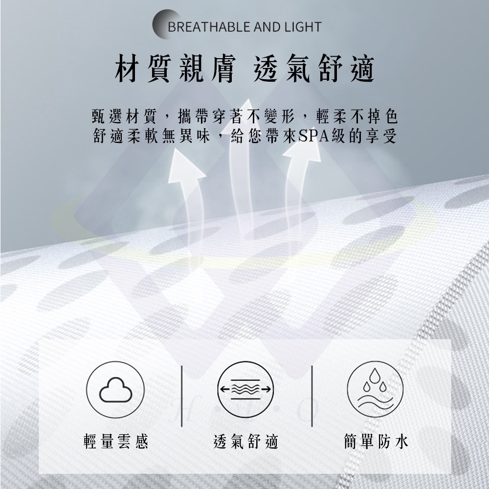 【禾統】拋棄式超厚底拖鞋 / 白色 / 灰色, , large