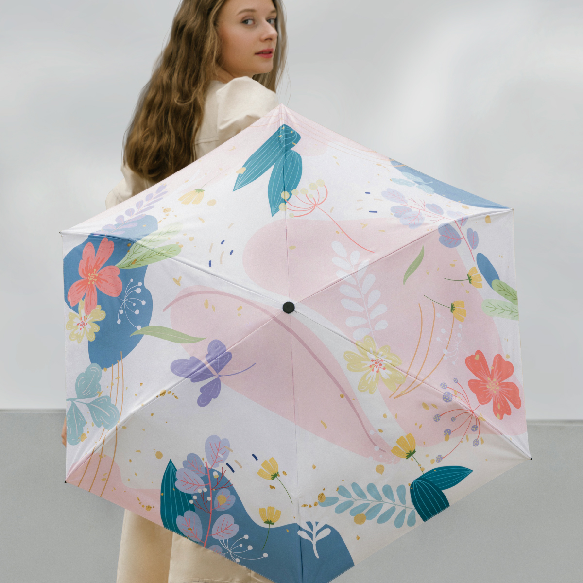 【boy】Sun Shade UV Protection Umbrella-Petal shower, , large