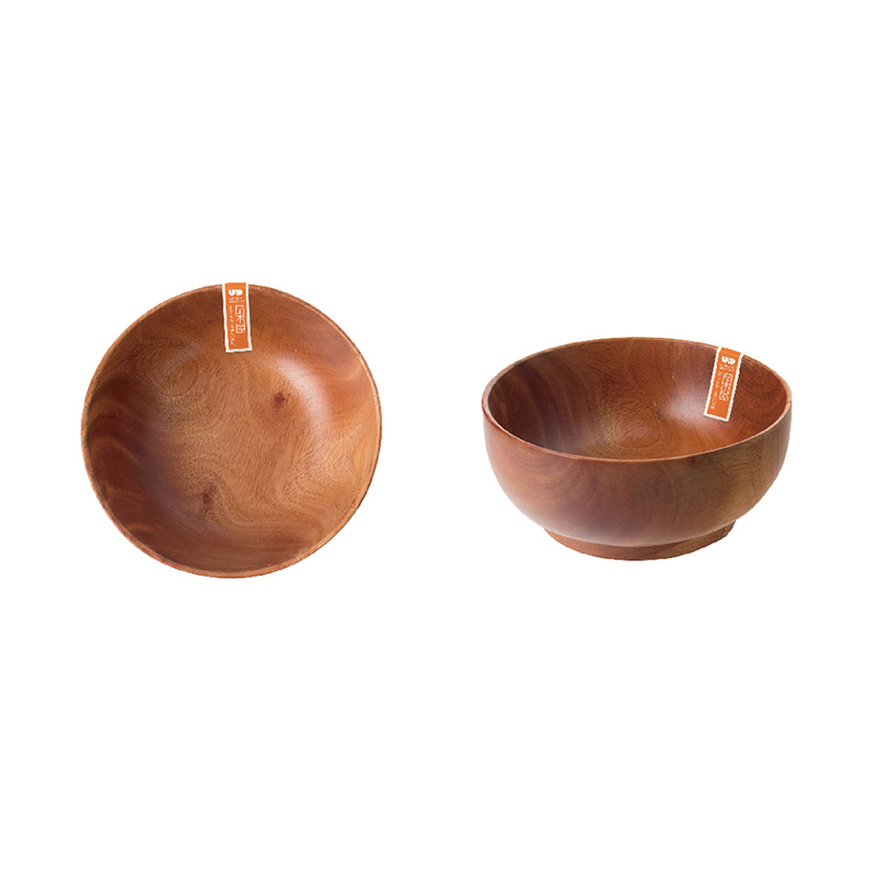 WOODEN RICE BOWL, , large