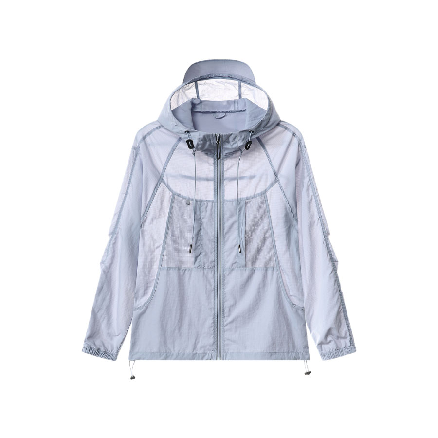 LIGHTWEIGHT女輕薄防曬外套-冰川紫M~2L