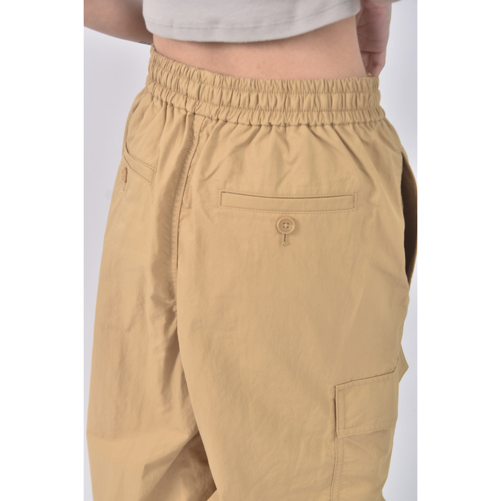 (S) uniqlo高腰質感工裝黃色長褲二手衣, , large