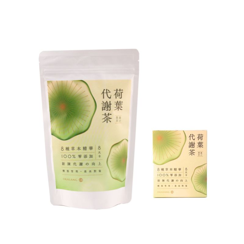 [日進生技]O卡桑荷葉代謝茶(袋裝+盒裝) ｜ 促進新陳代謝 (5g×30包/袋)+ (5g×10包/盒), , large