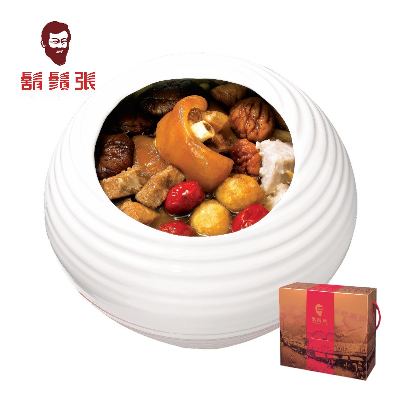 鬍鬚張極品佛跳牆禮盒1900g-得福, , large