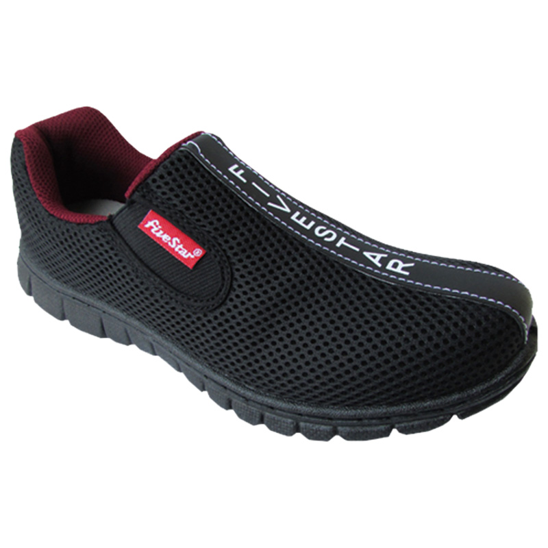 Mens Casual Shoes, 黑色-25.5cm, large