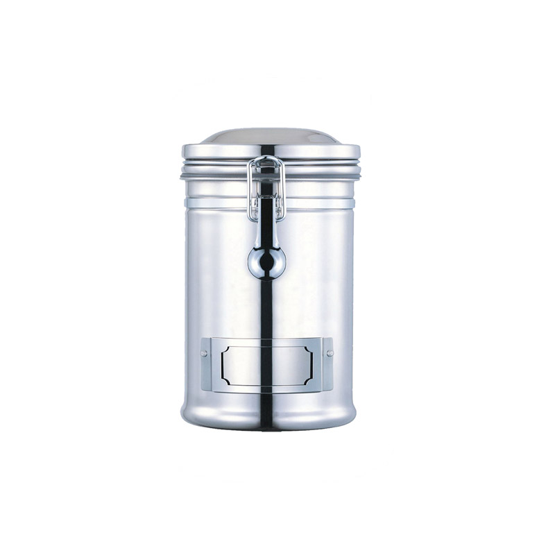 PEARL HORSE Stainless Steel Airtight Canister – 900ml, , large