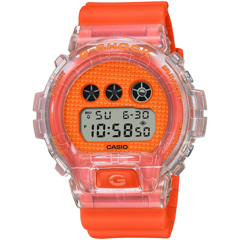 CASIO 卡西歐 G-SHOCK 扭蛋系列 彩色運動電子錶 DW-6900GL-4, , large