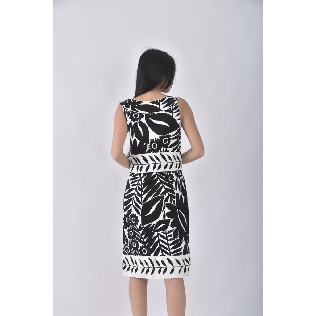 (S) marella無袖黑色洋裝二手衣, , large