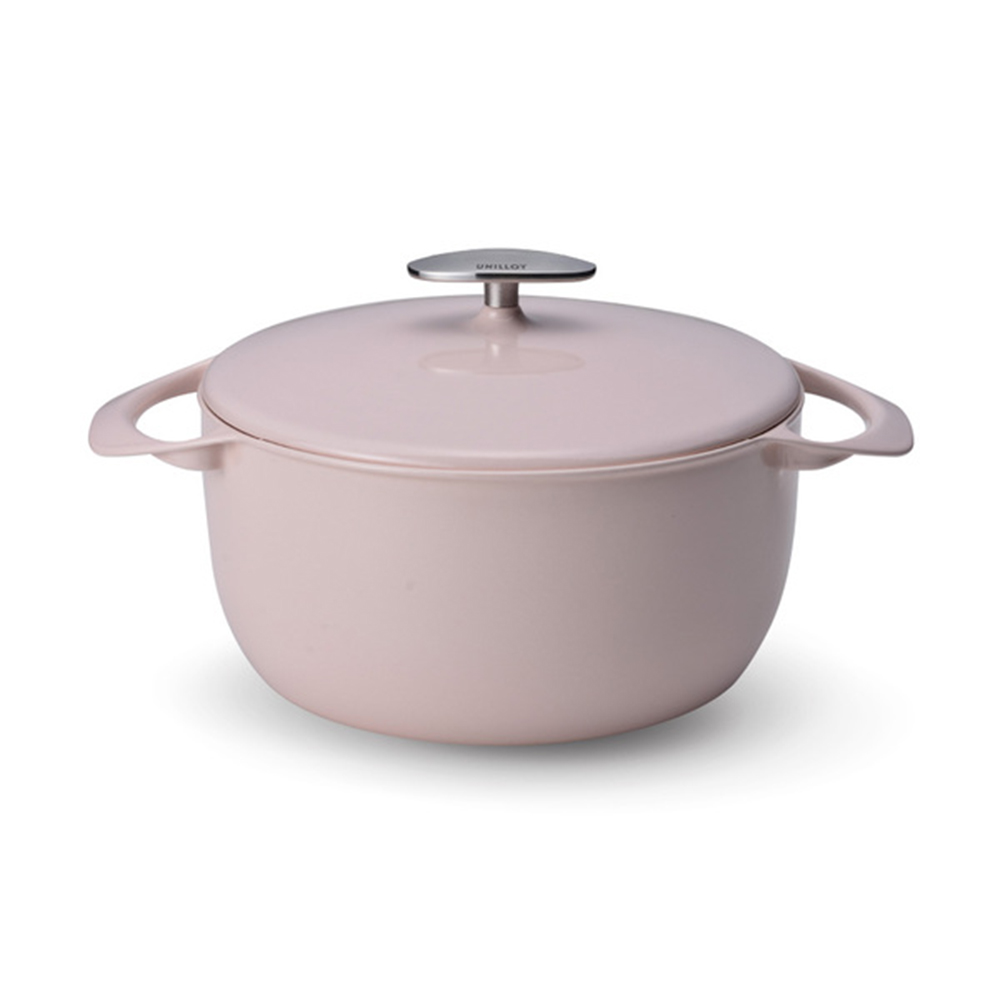 Unilloy - Ultra-Light Enameled Cast Iron 22cm Deep Pot - Navy Blue, , large