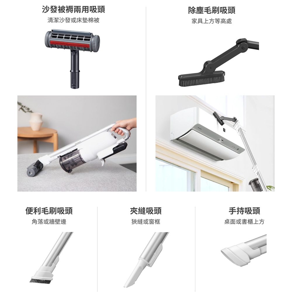SHARP 夏普 RACTIVE Air 羽量級無線快充吸塵器 EC-SR9TW, , large